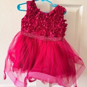 Pink Floral Tulle Dress-never used -no tag